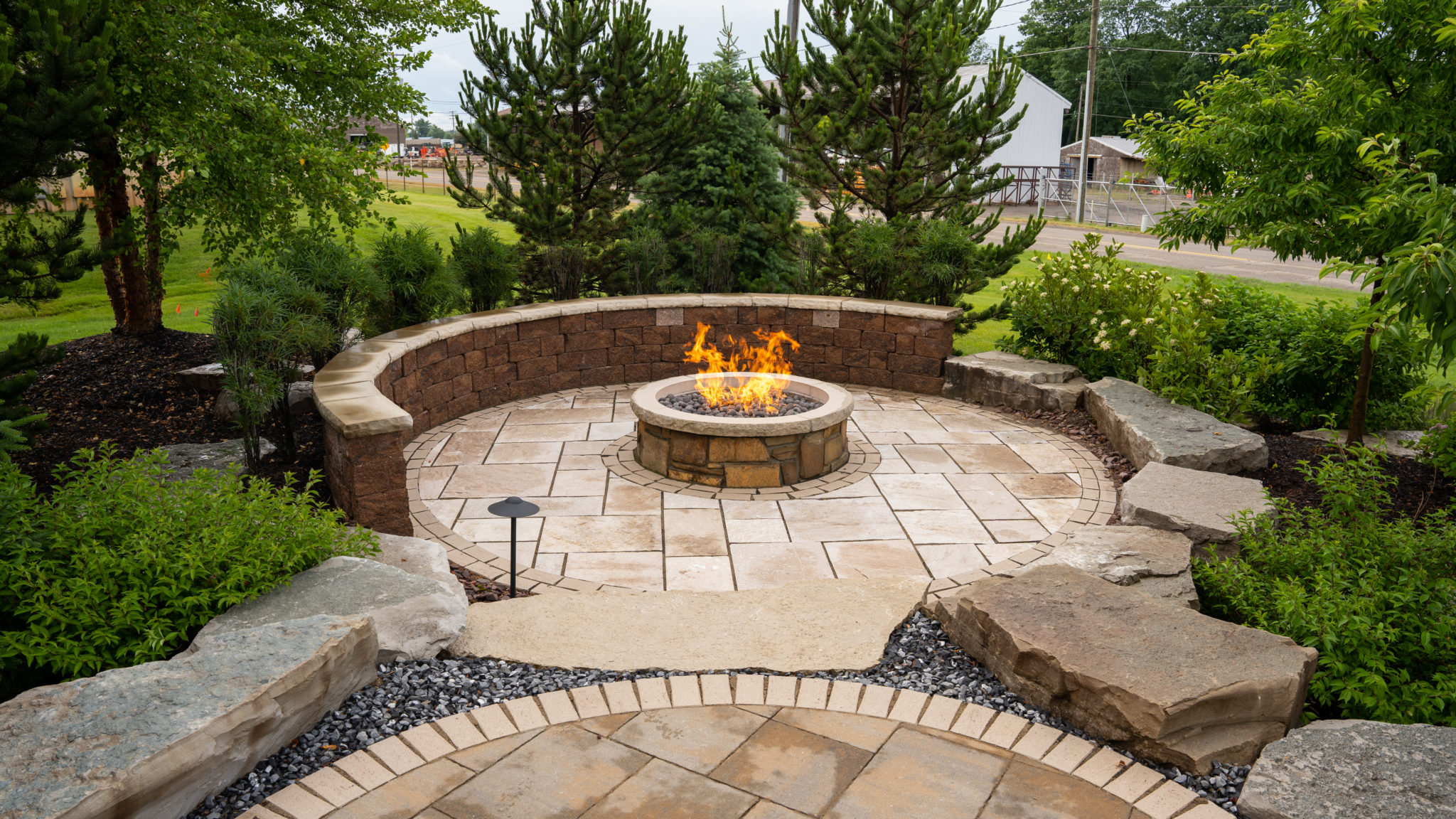 View hardscaping project in Manassas